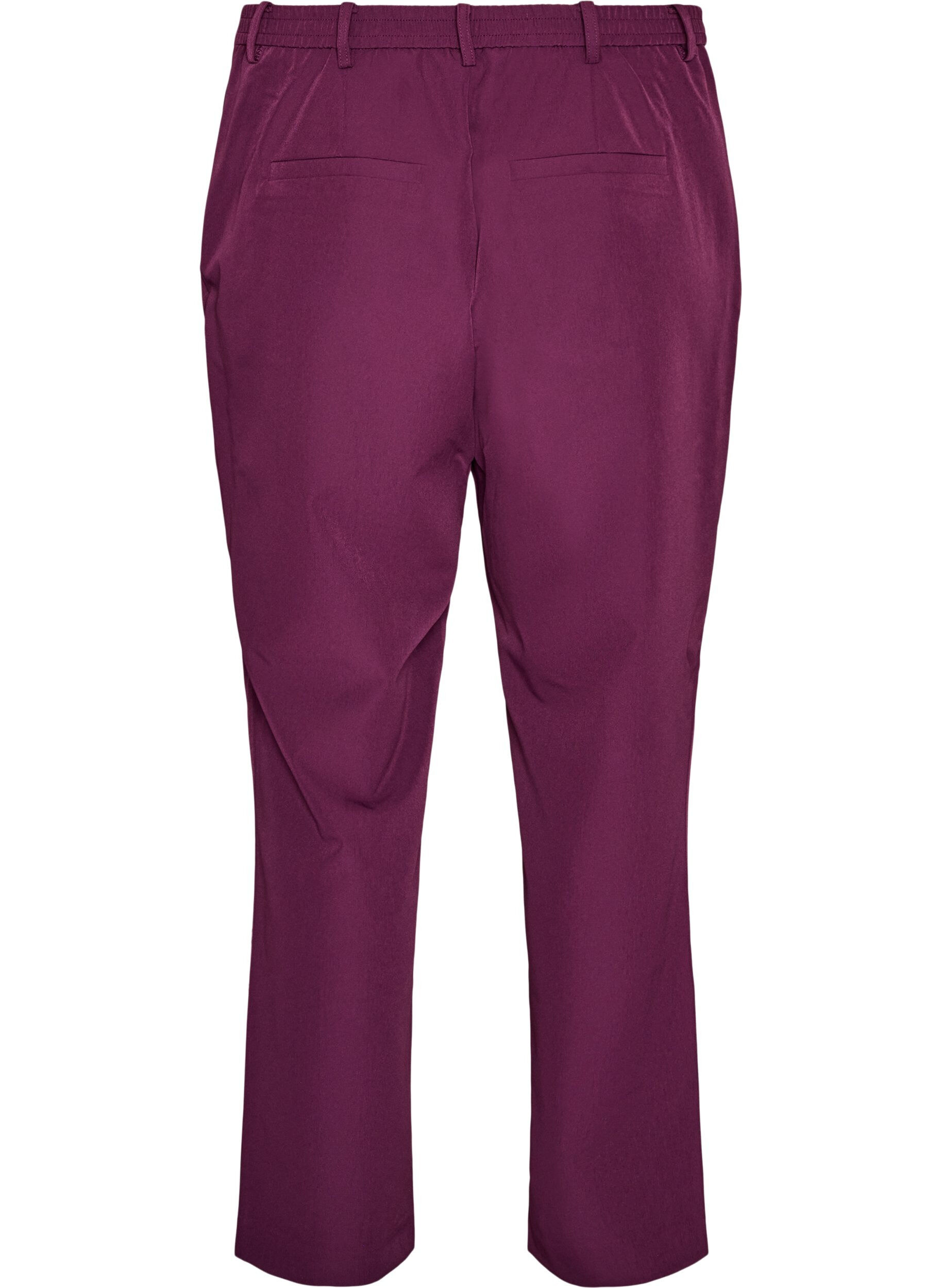 ZizziPantalon avec poches et jambes droites, Violet, Packshot image number 1