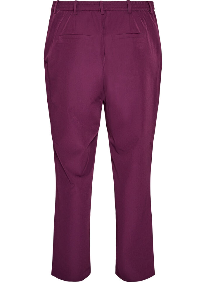 Pantalon avec poches et jambes droites, Violet, Packshot image number 1