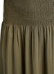 Jupe longue en viscose avec smocks, Vert, Packshot image number 2