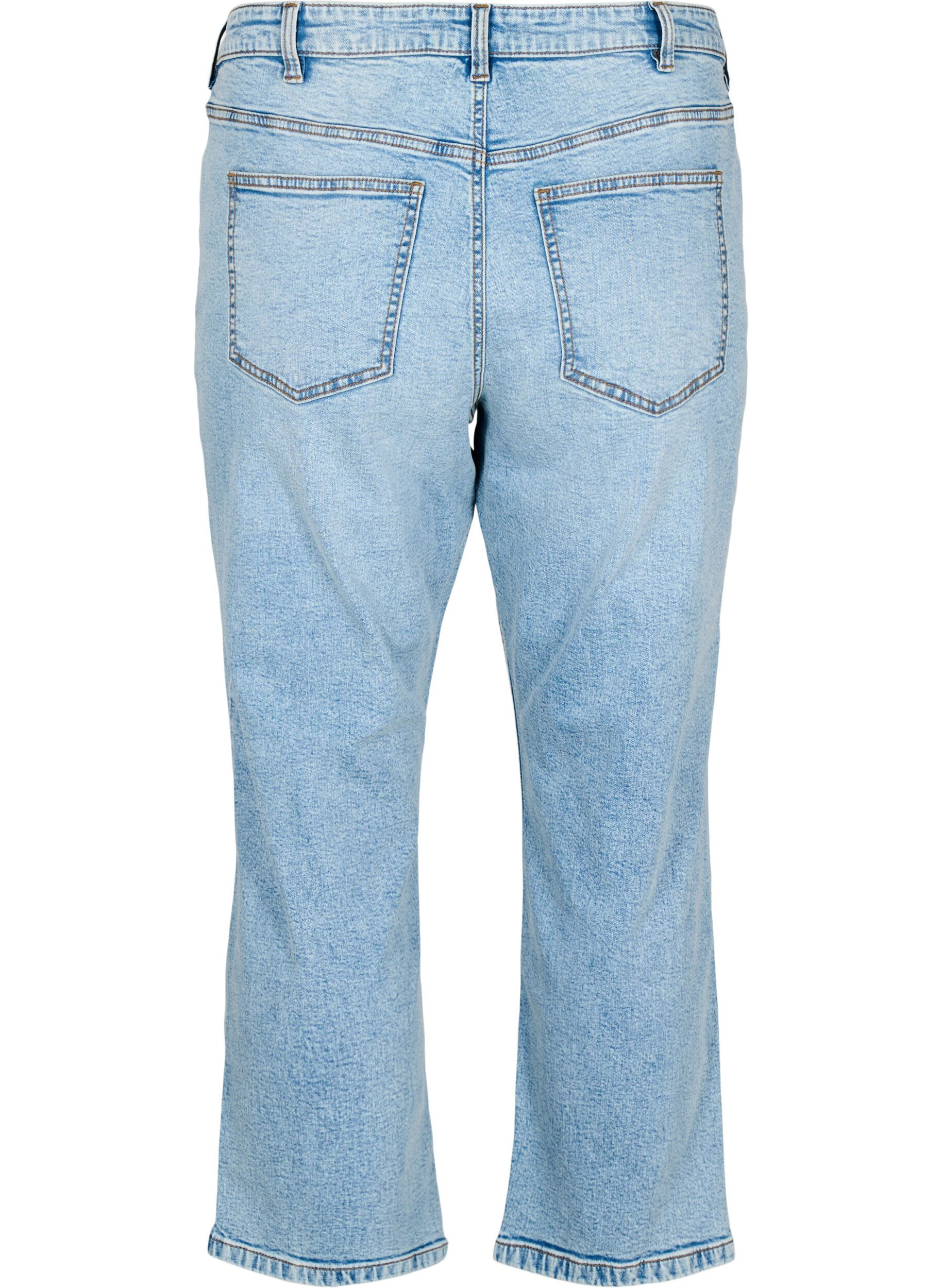 ZizziJean court Vera avec d&eacute;tails us&eacute;s, Bleu Clair, Packshot image number 1