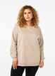 Sweatshirt à col rond, Simply Taupe, Model image number 0