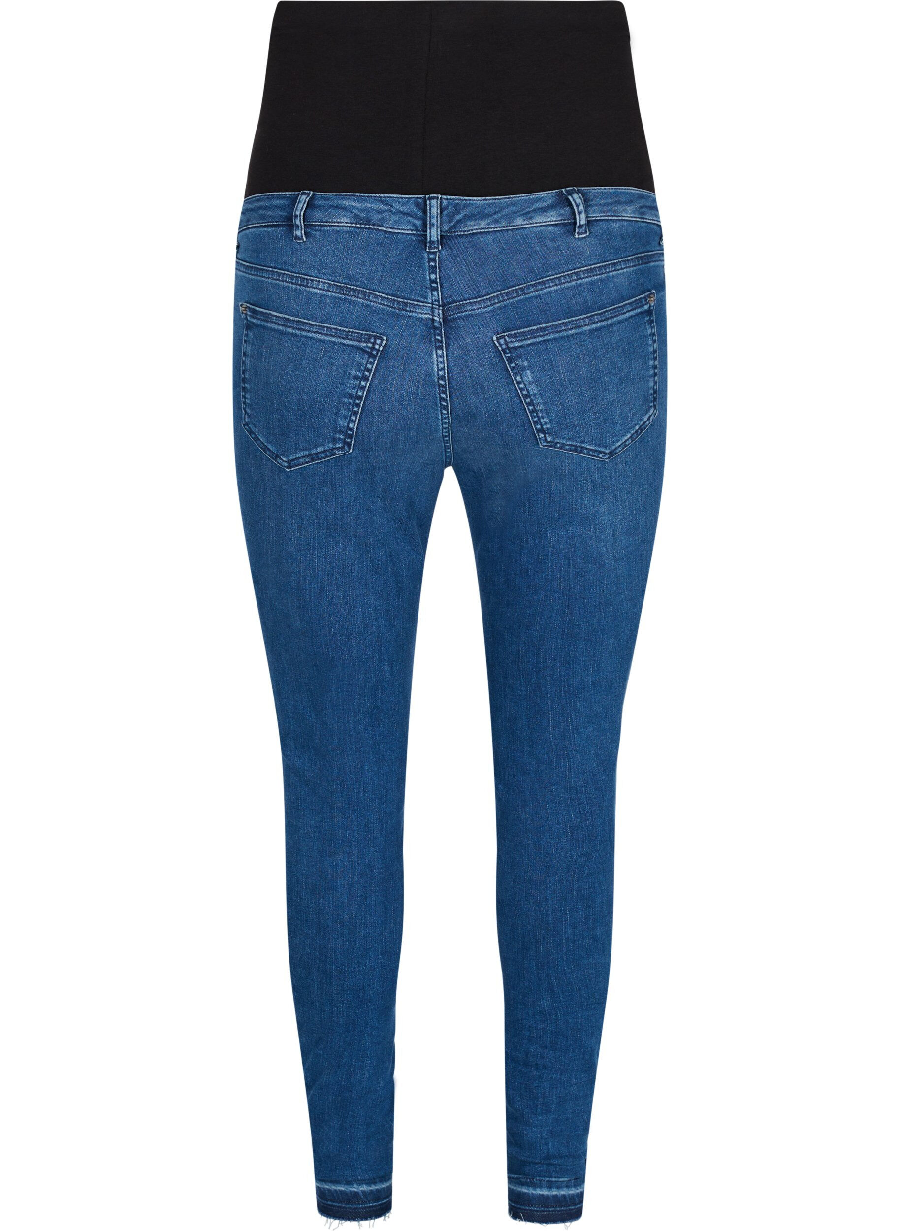 Zizzi Amy Schwangerschaftsjeans, Blue denim, Packshot image number 1