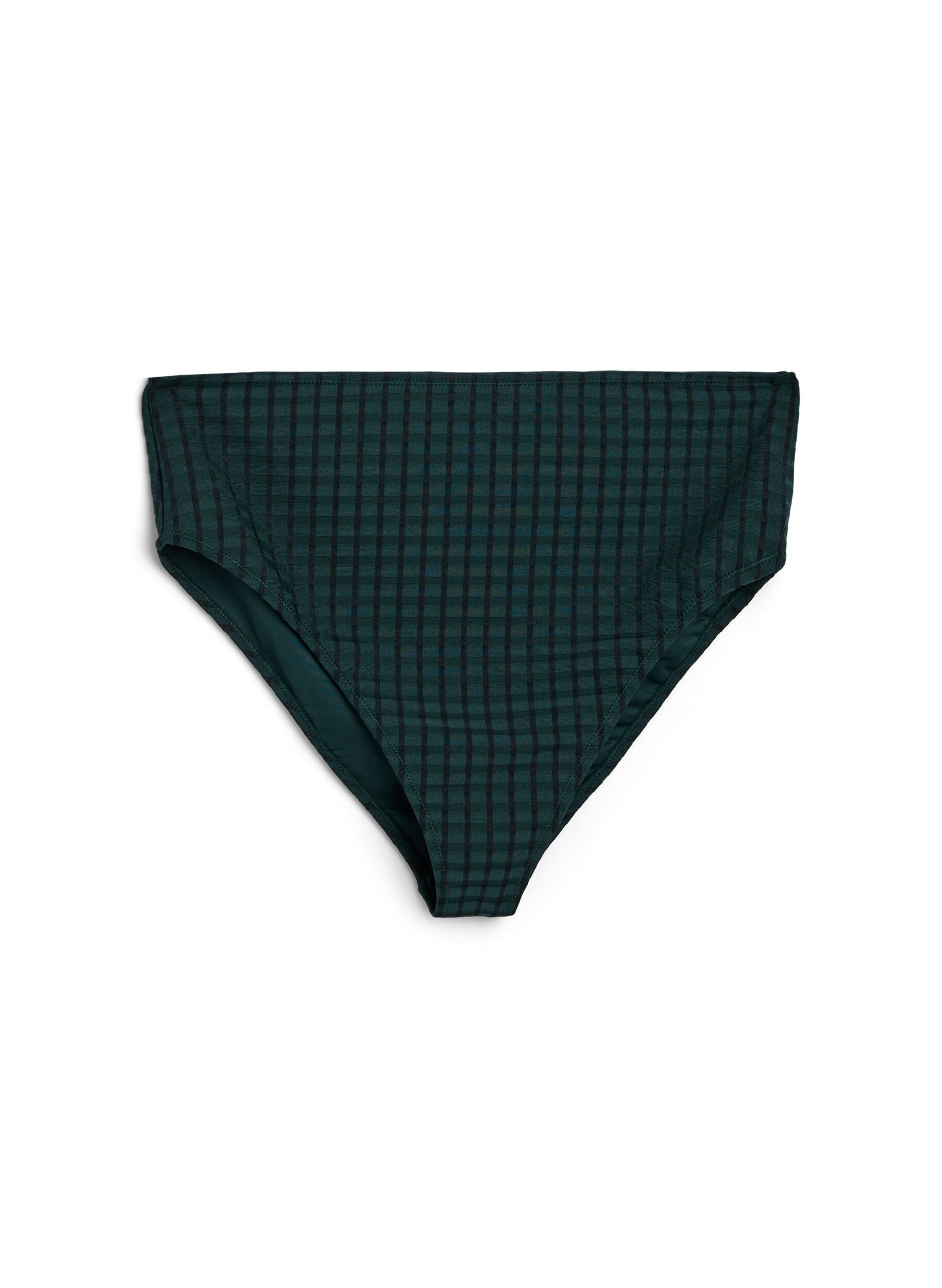 Zizzi Bikiniunterteil mit hohem Bund und Tai-Schnitt, Gr&uuml;n, Packshot image number 0