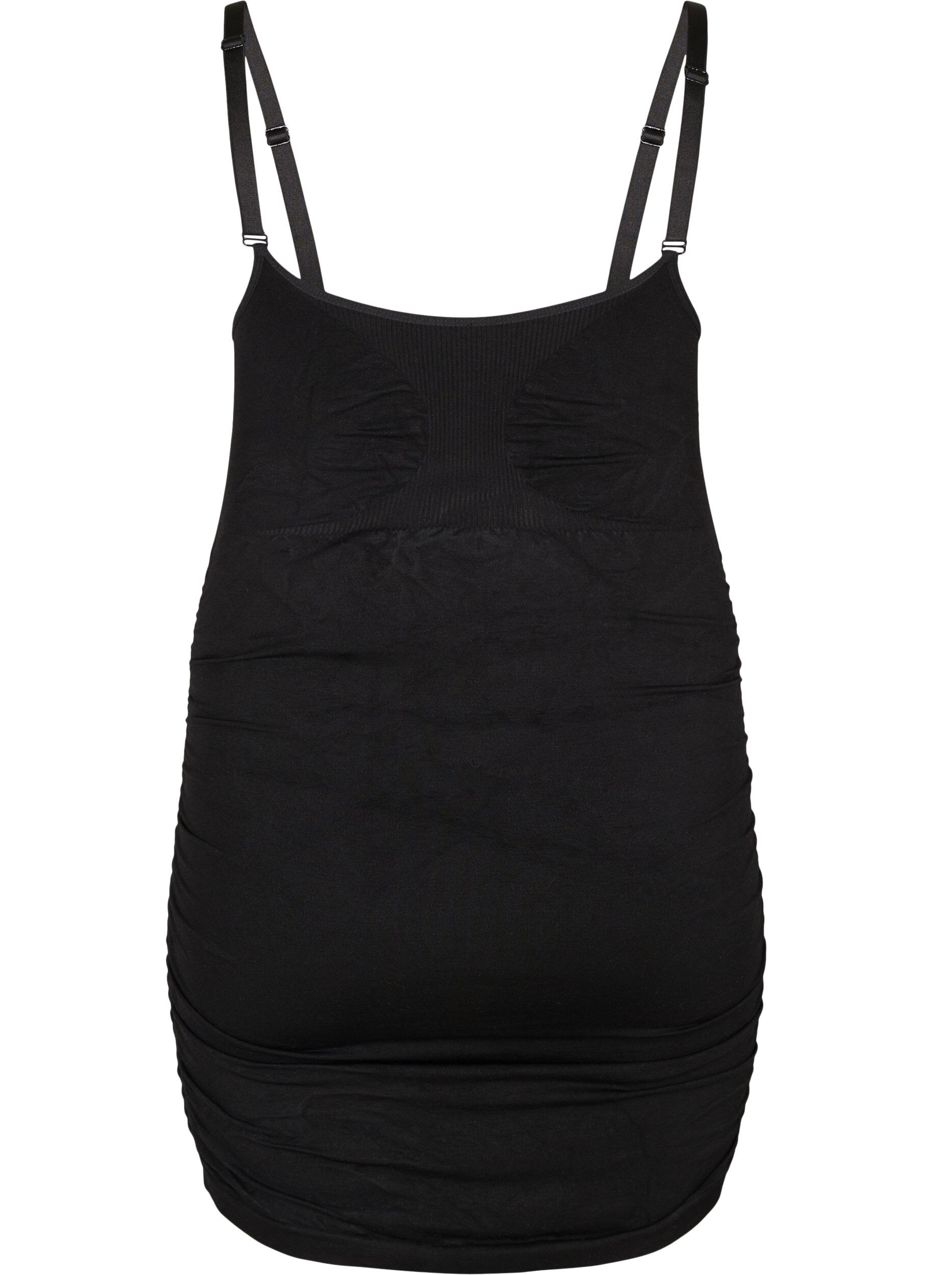 Zizzi Haut de grossesse sans couture avec fonction allaitement, Black, Packshot image number 1