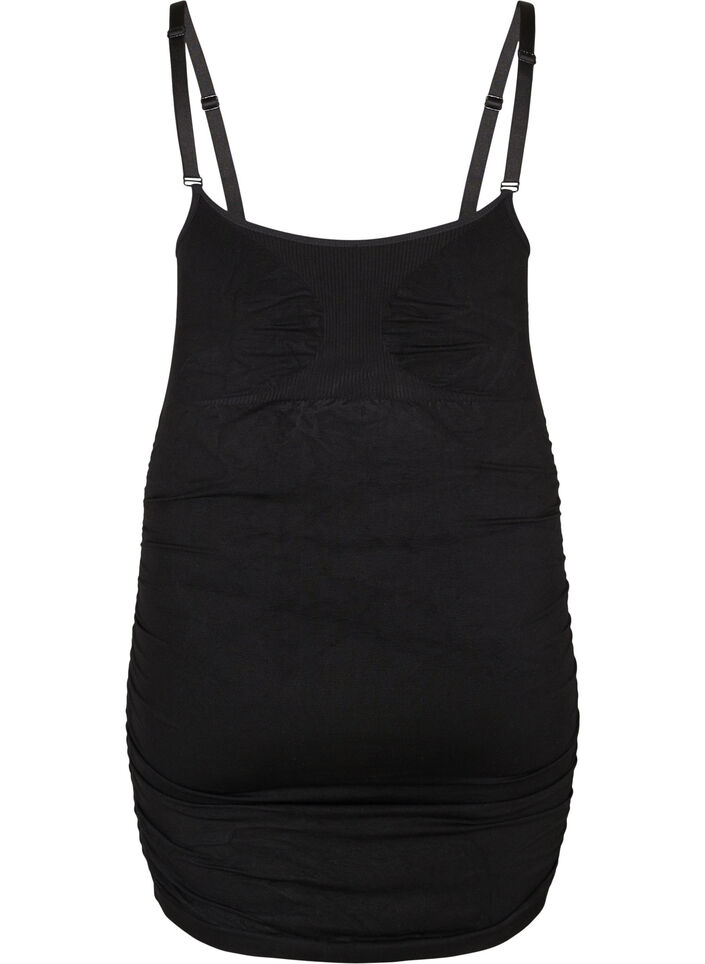 Haut de grossesse sans couture avec fonction allaitement, Black, Packshot image number 1