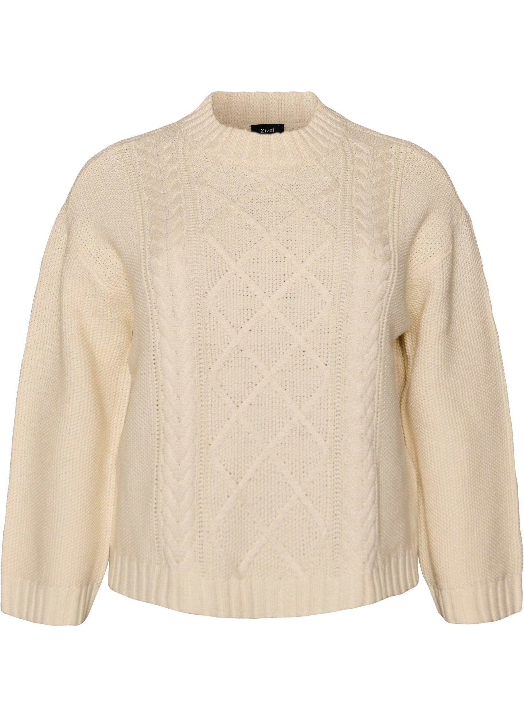 Pullover mit Zopfmuster