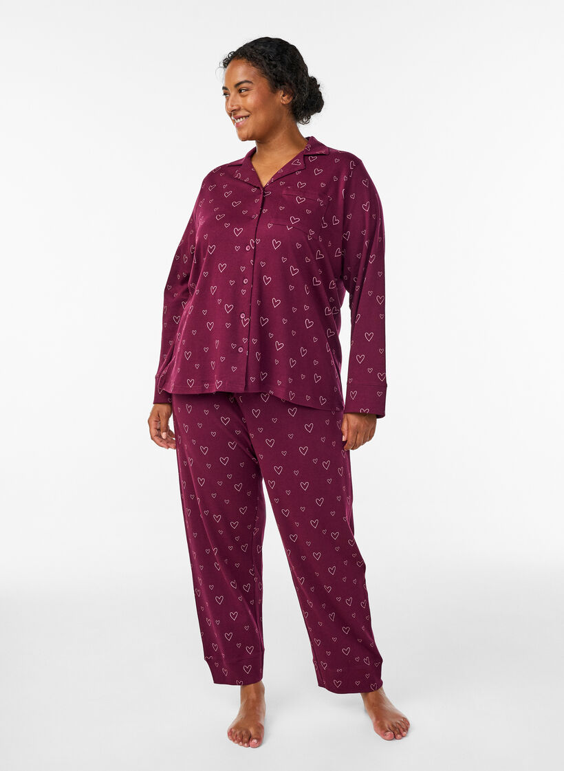 Baumwoll-Pyjama-Set, , Model