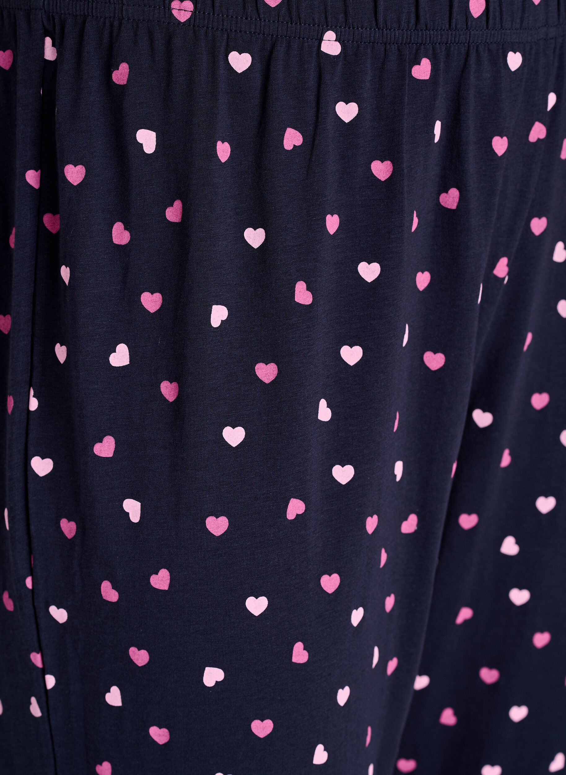 Zizzi Bas de pyjama imprim&eacute;, Bleu, Packshot image number 2