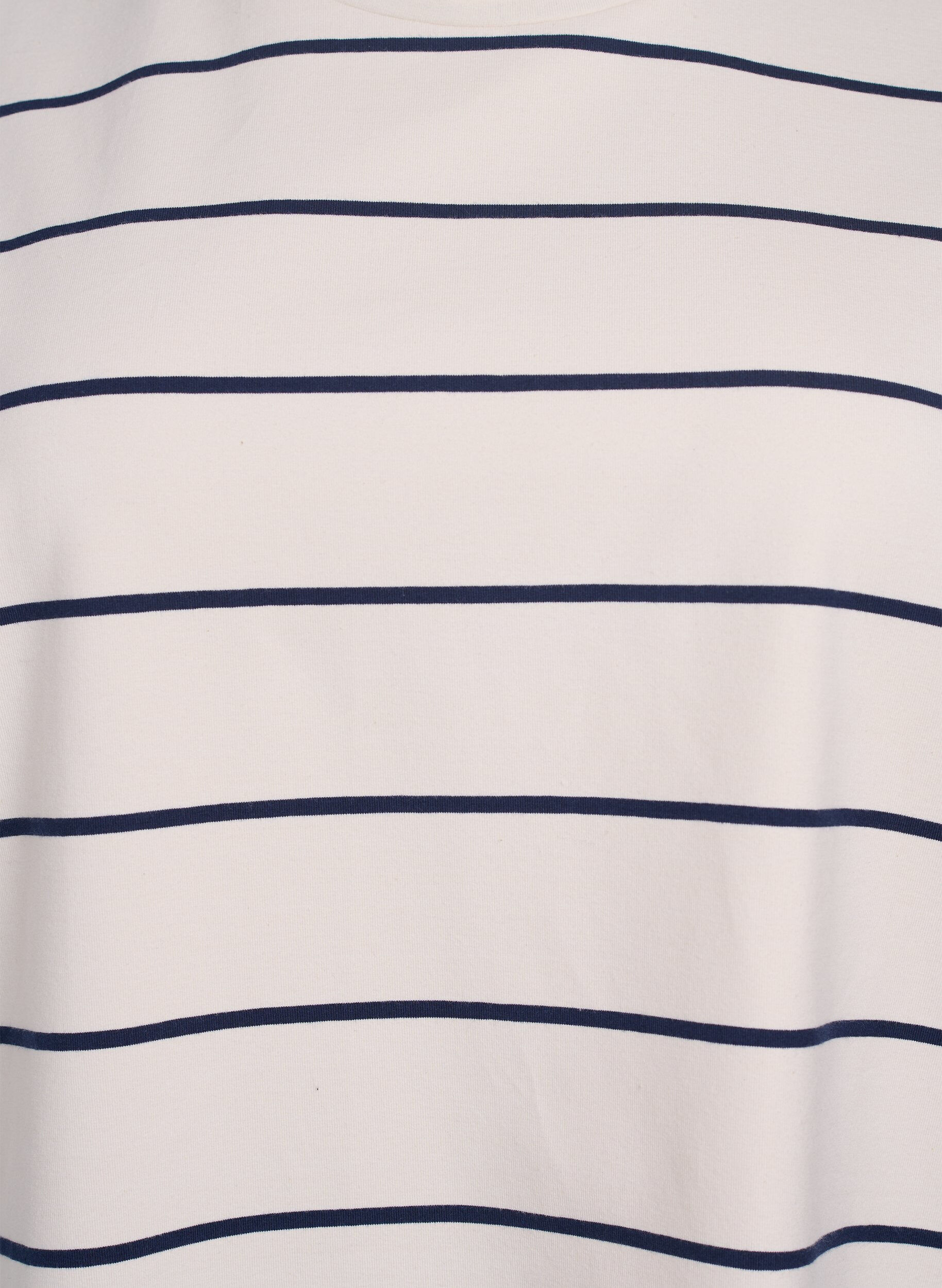 Zizzi Robe courte en jersey &agrave; rayures, Beige, Packshot image number 2