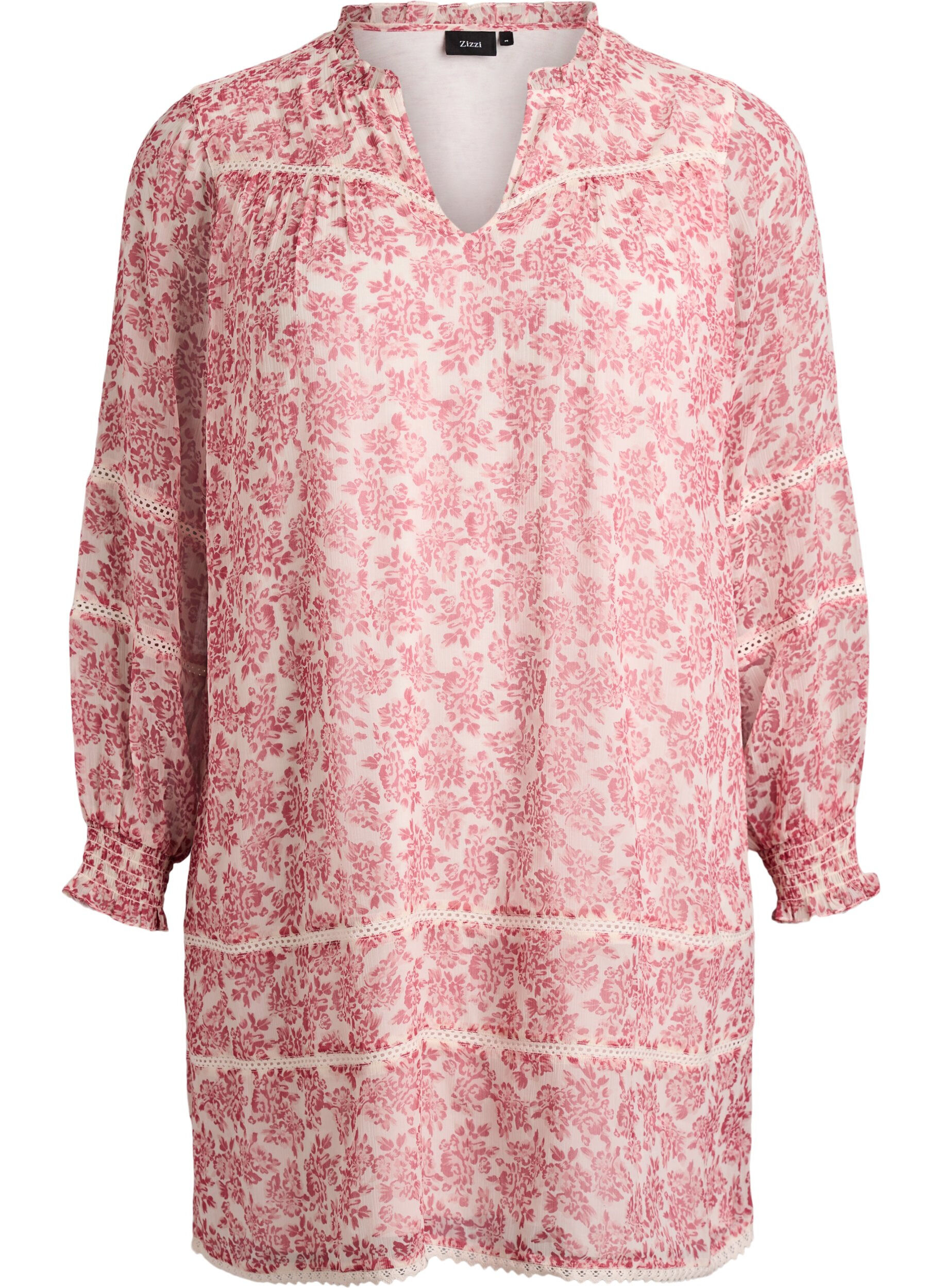 Robe courte en mousseline avec d&eacute;tails en crochet