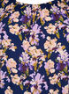 Bluse aus Viskose mit Blumenmuster und kurzen Ärmeln, Small Flower AOP, Packshot image number 2