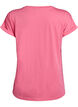 Kurz&auml;rmeliges T-Shirt aus Baumwollmischgewebe, Pink, Packshot image number 1