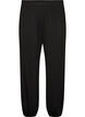 Pantalon de pyjama ample en viscose avec une taille &eacute;lastique, Noir, Packshot image number 0