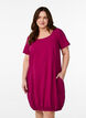 Baumwollkleid mit kurzen &Auml;rmeln, Rot, Model image number 0