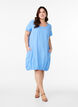 Robe en coton &agrave; manches courtes, Bleu Clair, Model image number 1