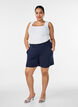 Short avec poches et coupe ample, Bleu, Model image number 1
