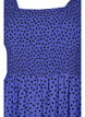 Robe en viscose à pois avec smock, R.Blue w. Black Dot, Packshot image number 2
