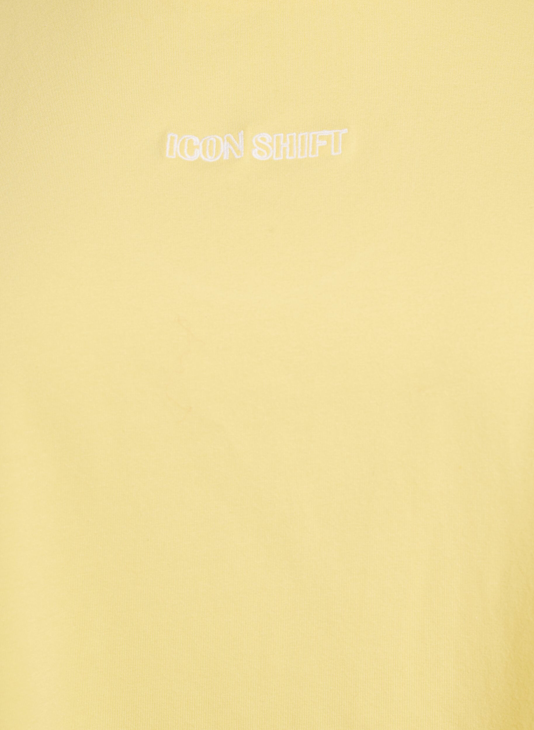 ZizziT-Shirt aus Bio-Baumwolle mit kleinem Frontmotiv, Gelb, Packshot image number 2