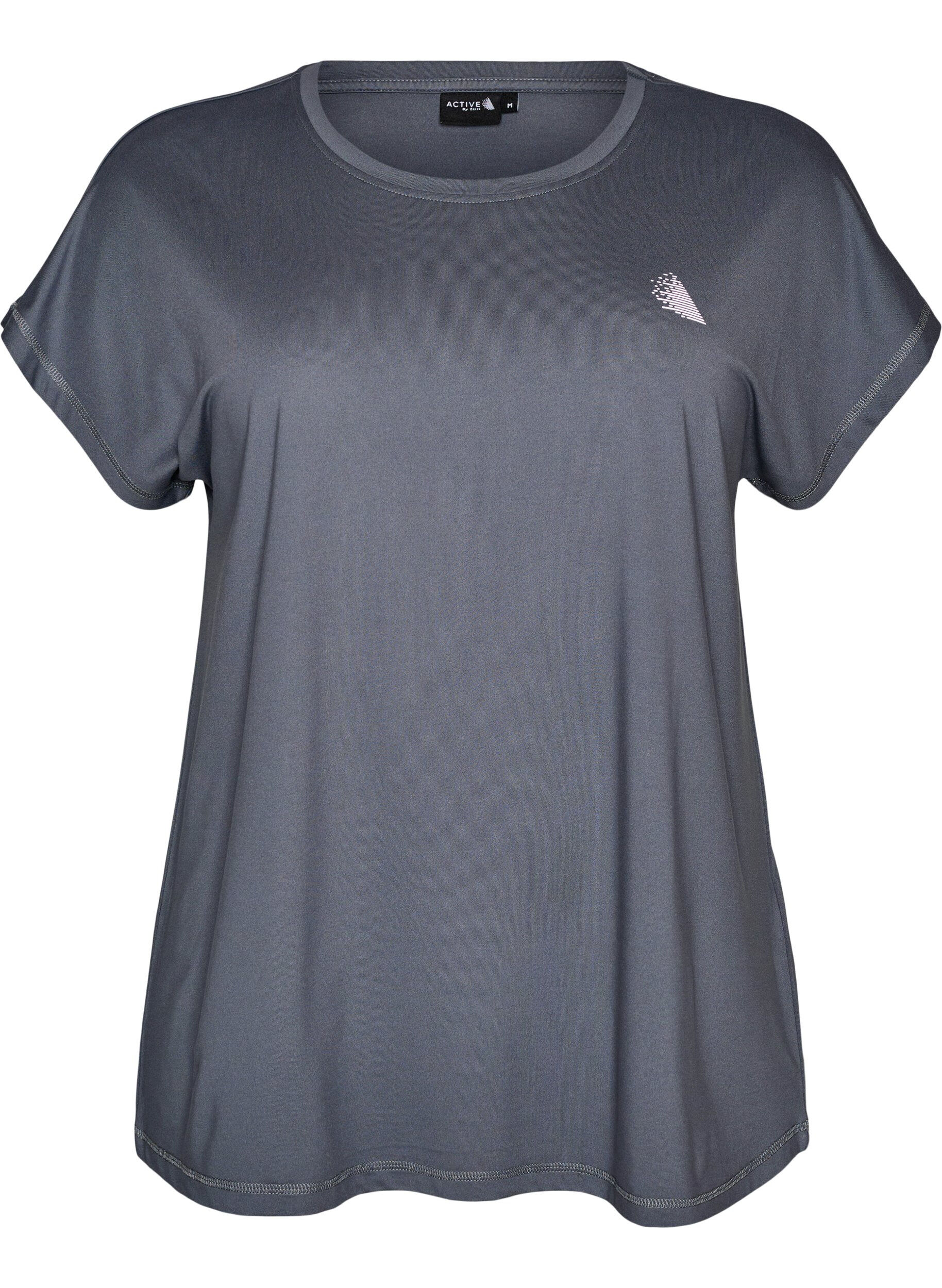 Einfarbiges Trainings-T-Shirt