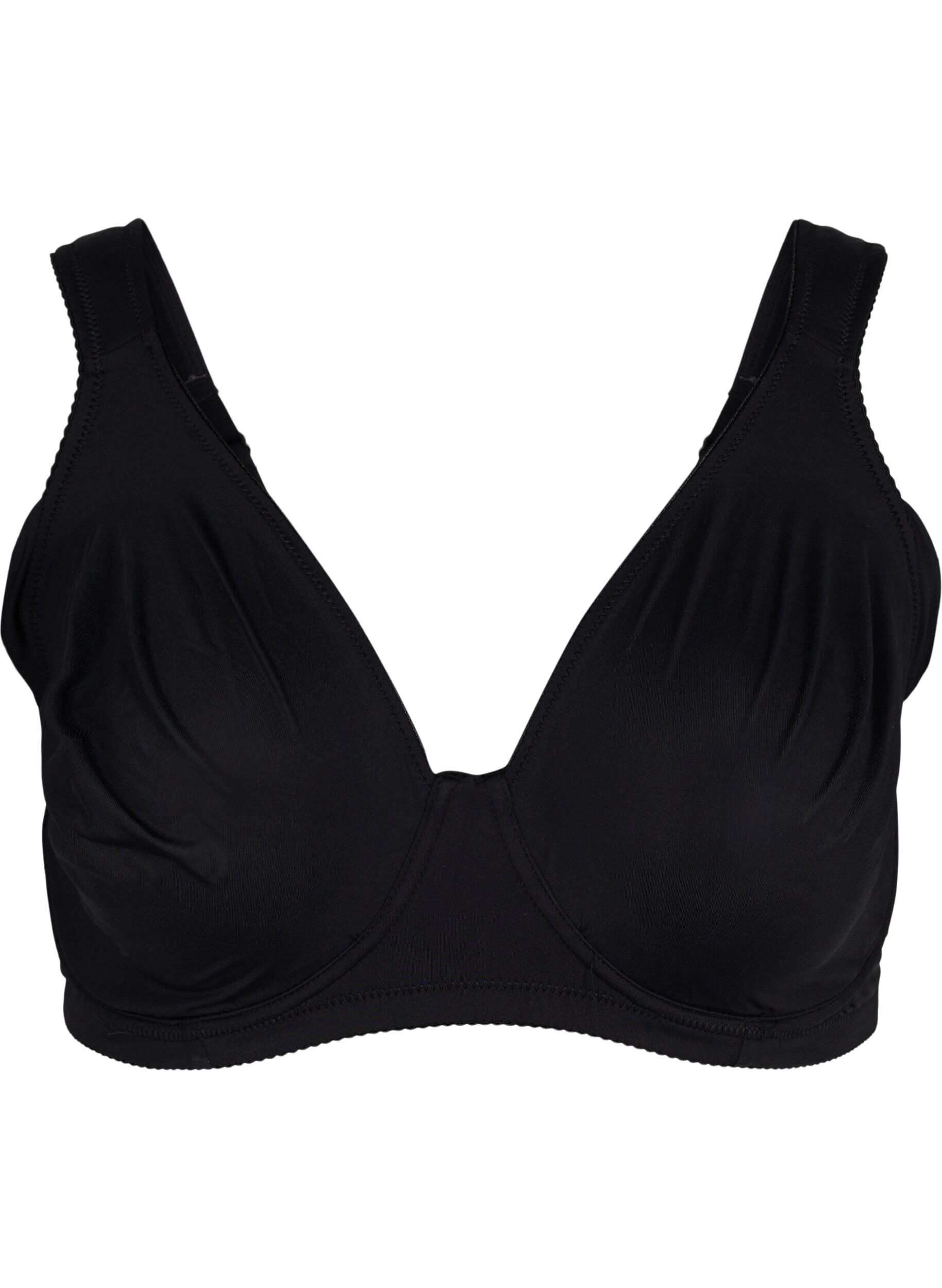 Zizzi Soutien-gorge uni &agrave; armatures, Black, Packshot image number 0