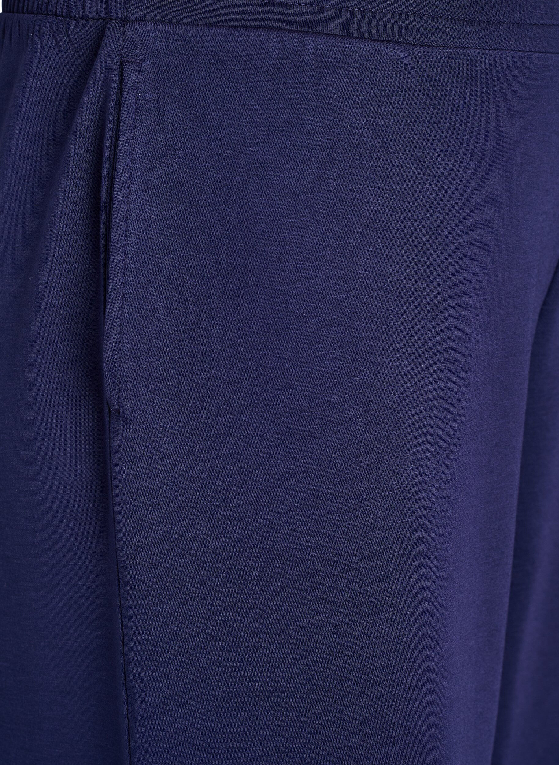 Zizzi 7/8-Hose aus Modal-Mischung mit Taschen, Blau, Packshot image number 2