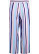 Pantalon ample en viscose avec des rayures, Bleu, Packshot image number 1