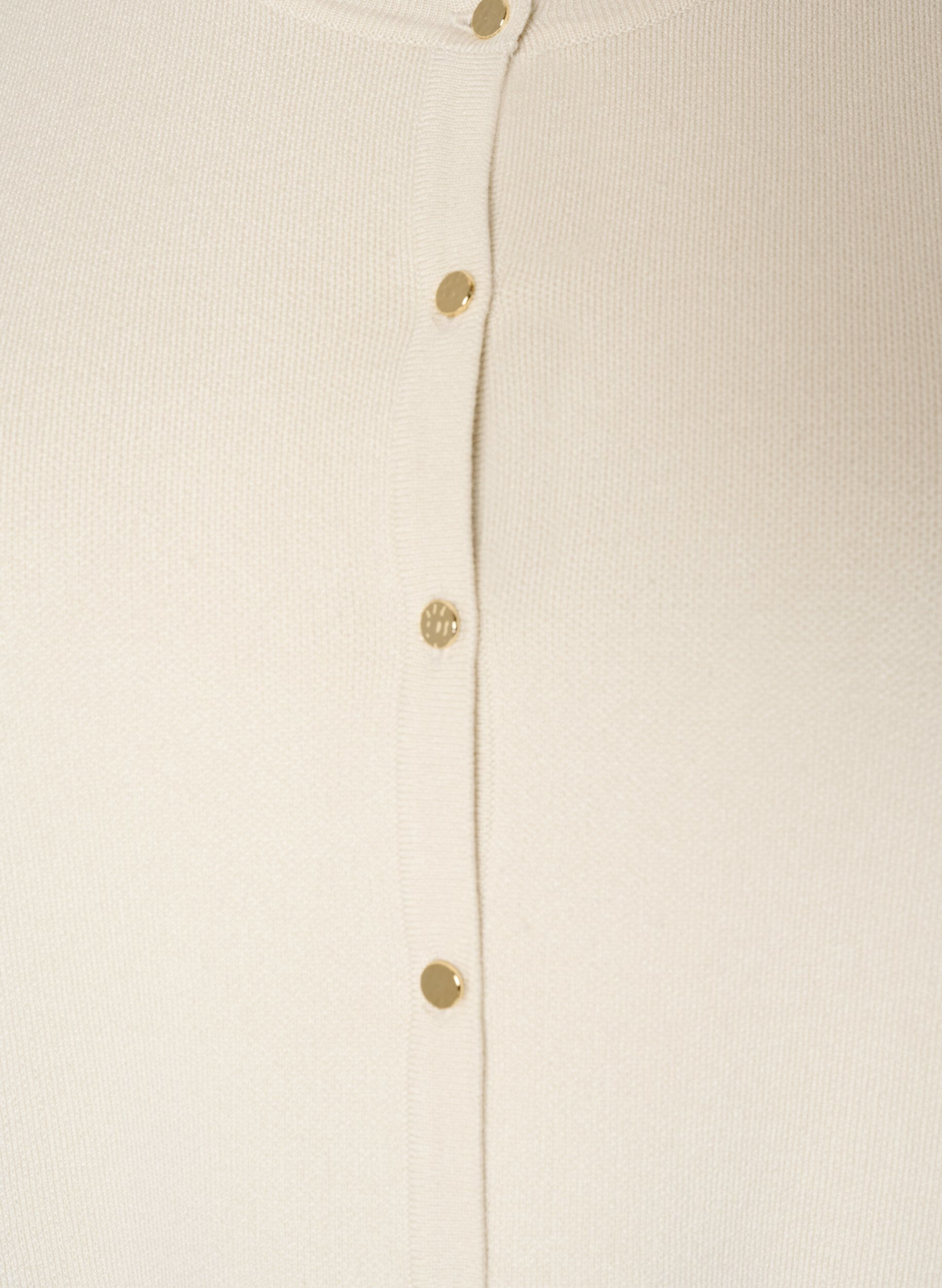 ZizziStrickweste mit Spitzenbesatz, Vanille, Packshot image number 2