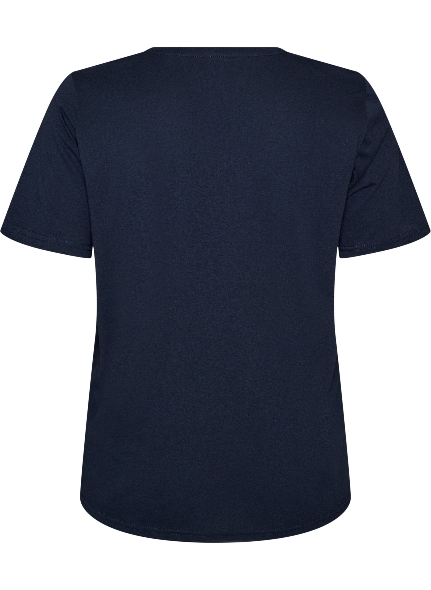 ZizziT-shirt imprim&eacute;, Bleu, Packshot image number 1