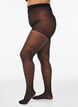 Strumpfhose mit Glitzer-Zebramuster und 30 Denier, Schwarz, Model image number 0