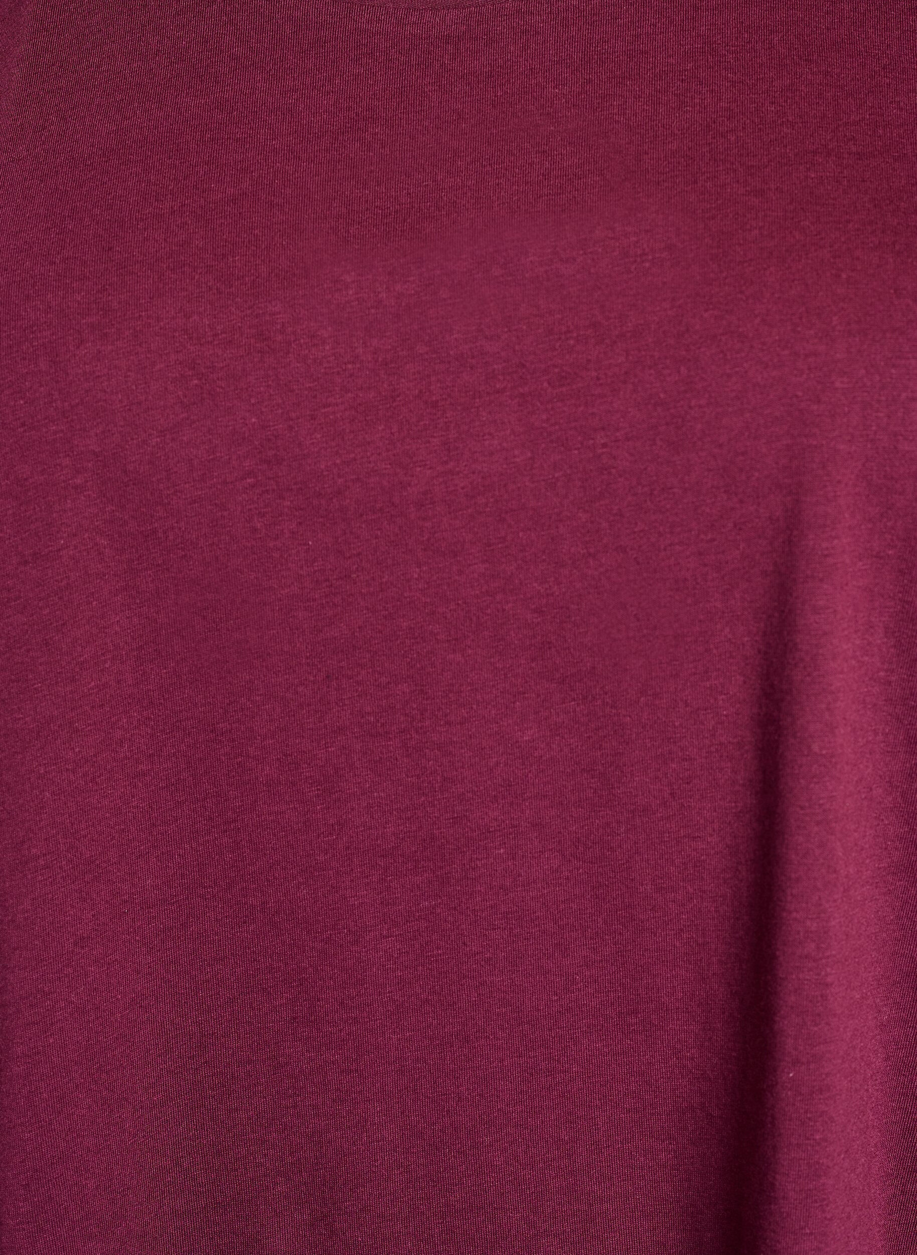 ZizziKurz&auml;rmeliges T-Shirt aus einer Baumwollmischung, Rot, Packshot image number 2