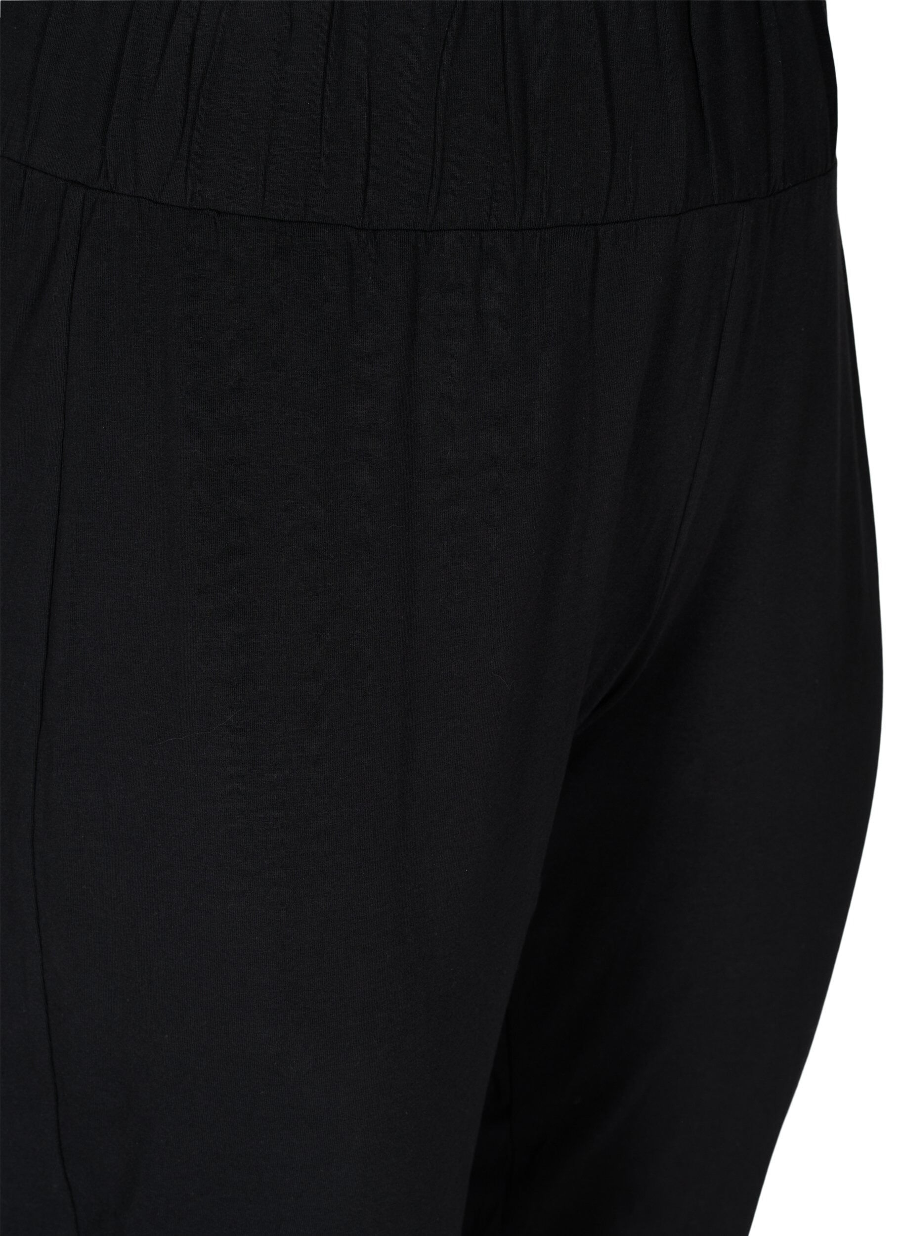 Zizzi Baumwollhose, Schwarz, Packshot image number 2