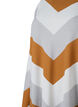 Gemusterte Bluse mit langen Ärmeln, Beige Zig Zag, Packshot image number 2