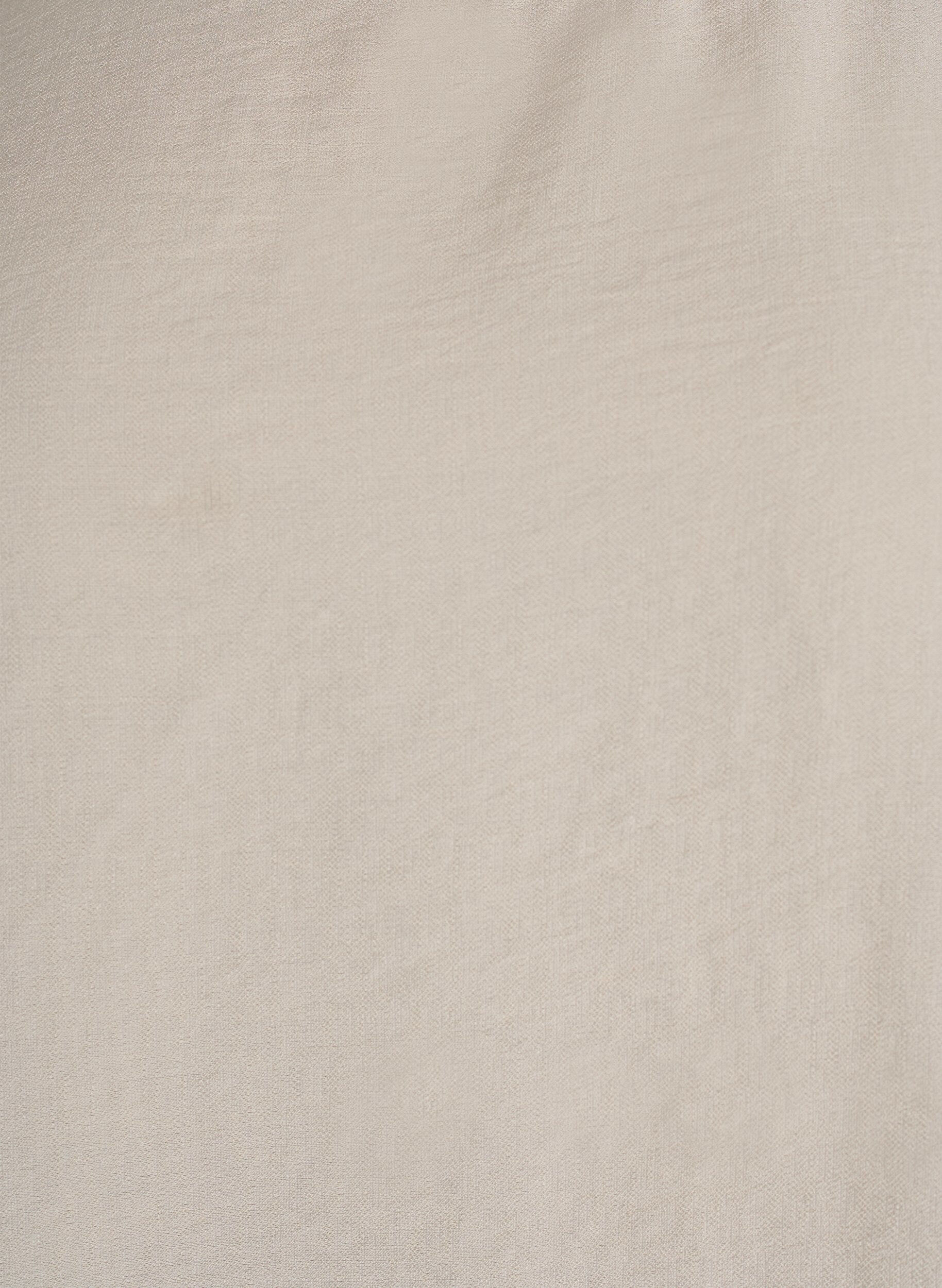 Zizzi Bluse aus Viskose mit halben &Auml;rmeln, Beige, Packshot image number 2