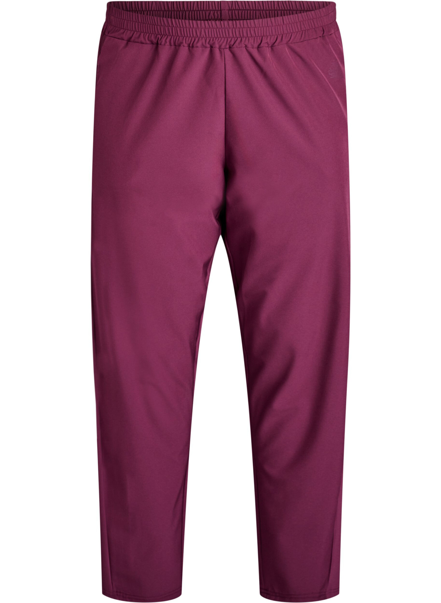 ZizziPantalon d&rsquo;entra&icirc;nement l&eacute;ger dot&eacute; de poches, Bordeaux, Packshot image number 0