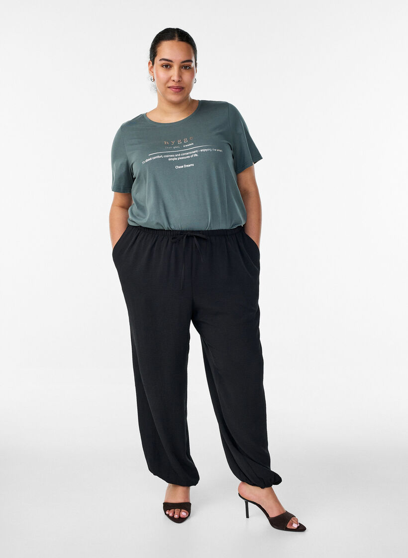 T-shirt imprim&eacute;, Vert, Model image number 1