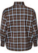 Chemise &agrave; carreaux avec coupe ample, Marron, Packshot image number 1