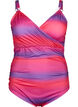 Maillot de bain imprimé avec un rembourrage confortable, Pink Comb, Packshot image number 0