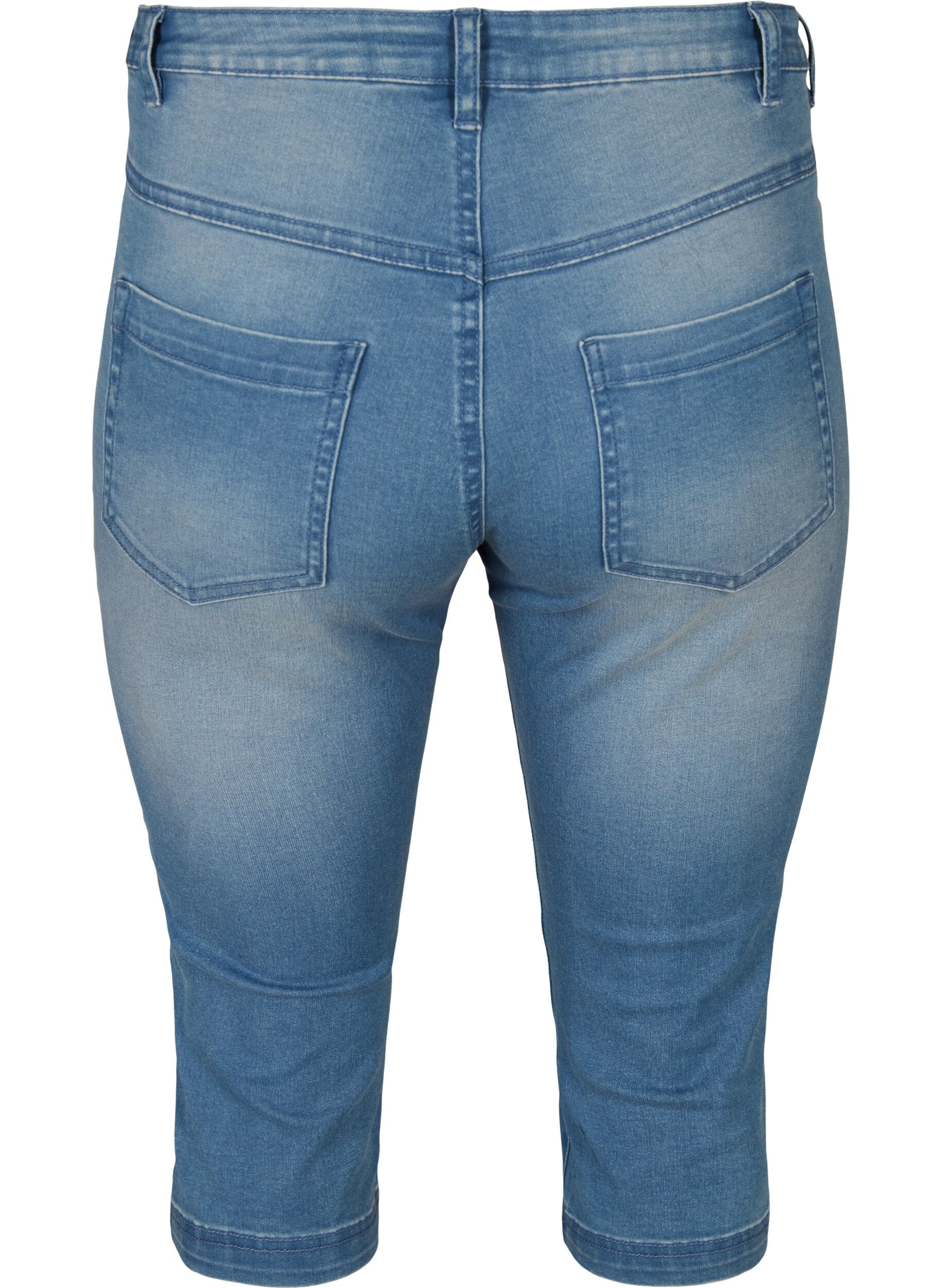 Zizzi Slim Fit Emily Capri Jeans, Blau, Packshot image number 1
