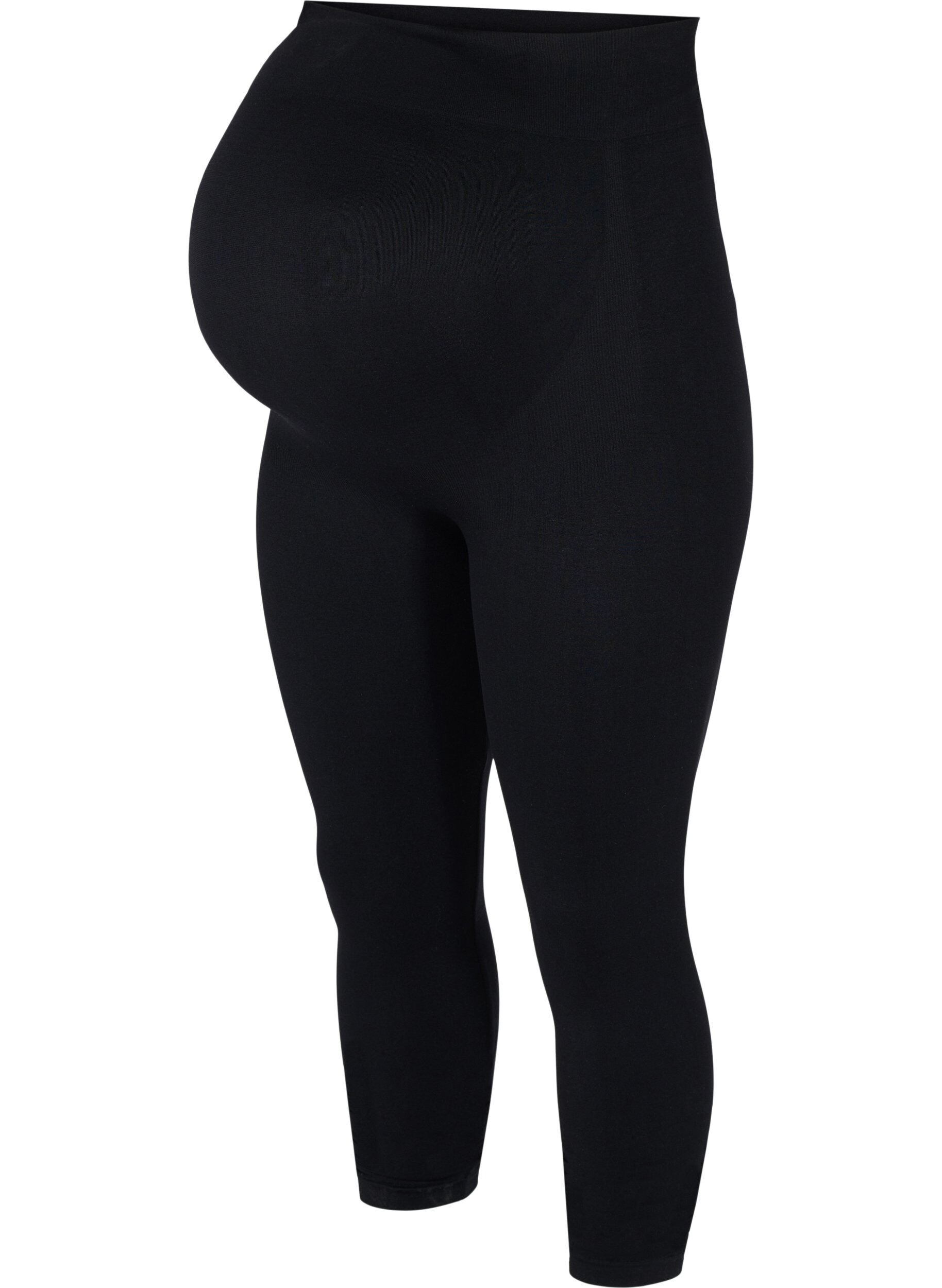 Zizzi Seamless Umstands-Leggings, Black, Packshot image number 0