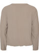 Bluse in Ballon-Silhouette mit V-Ausschnitt, Beige, Packshot image number 1