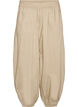 Ballonhose mit Taschen und elastischem Bund, Beige, Packshot image number 0