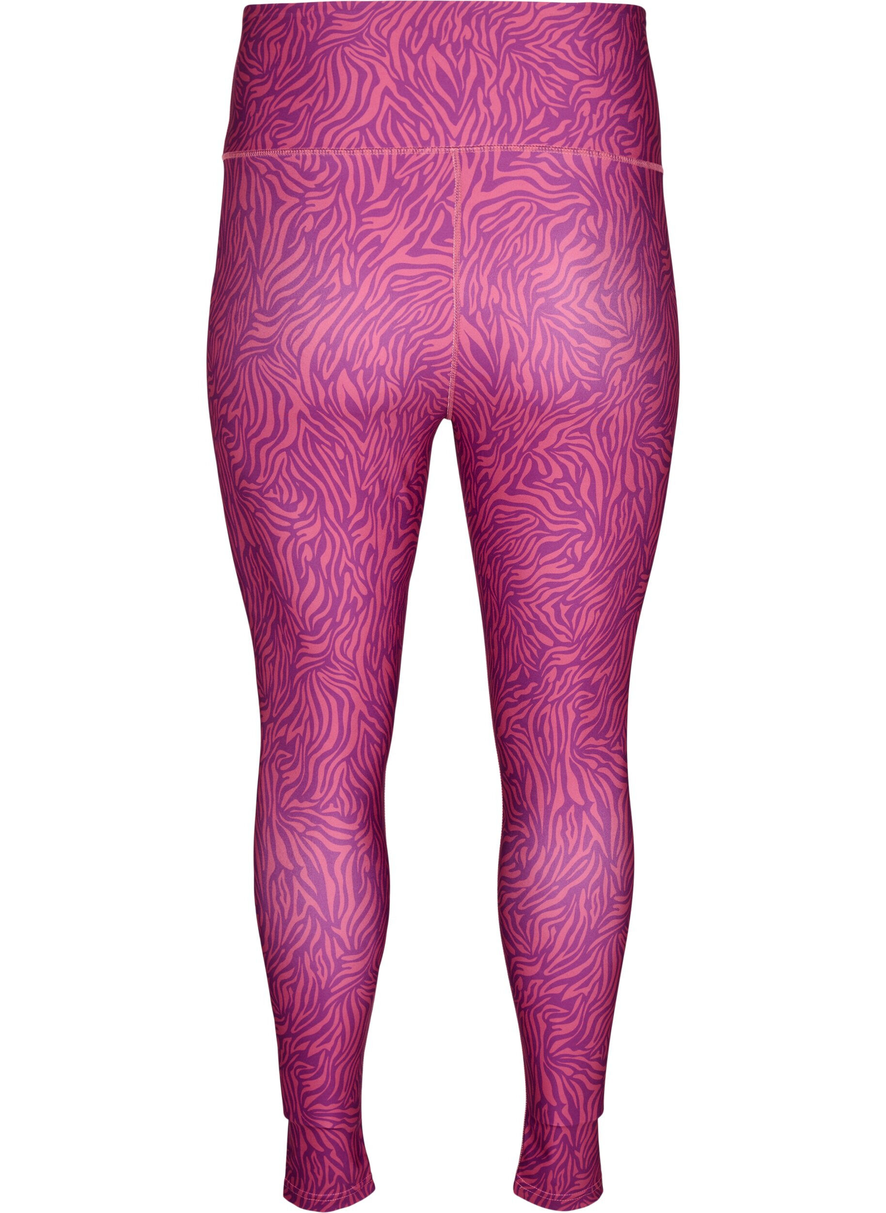 Zizzi 7/8-Trainingsleggings mit Animal-Print, Charisma AOP, Packshot image number 1