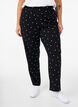 Pantalon &agrave; coupe droite, Noir, Model image number 2