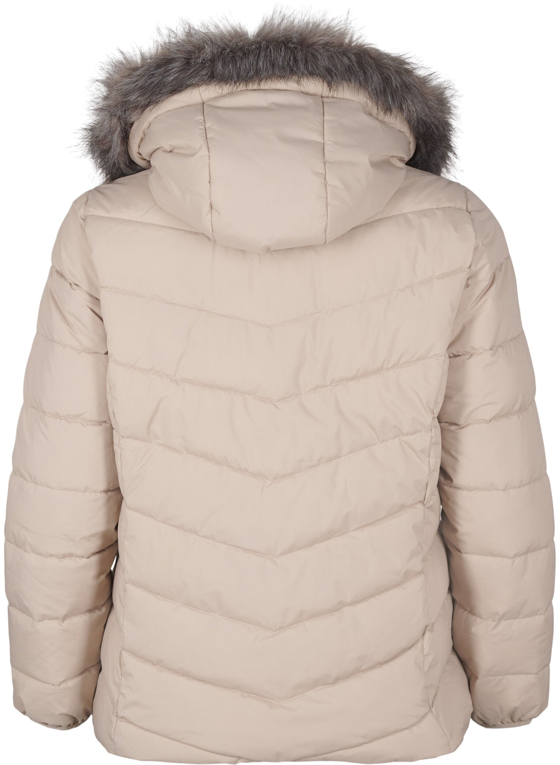 ZizziVeste courte &agrave; capuche, Beige, Packshot image number 1