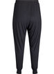 Pantalon de nuit taille haute en modal, Noir, Packshot image number 1