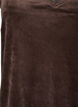 Top aus Velours mit Spitzen, Braun, Packshot image number 2