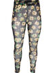 Leggings en mesh avec imprimé floral, Yellow Green AOP, Packshot image number 0