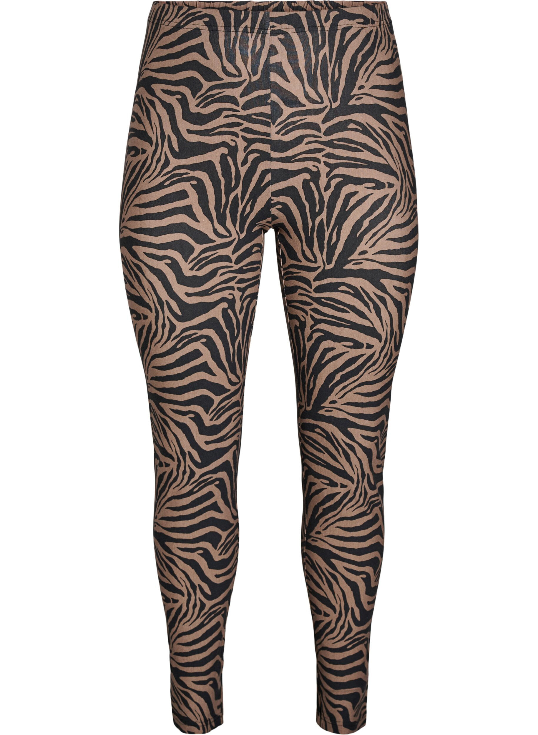Leggings en viscose imprim&eacute; z&egrave;bre