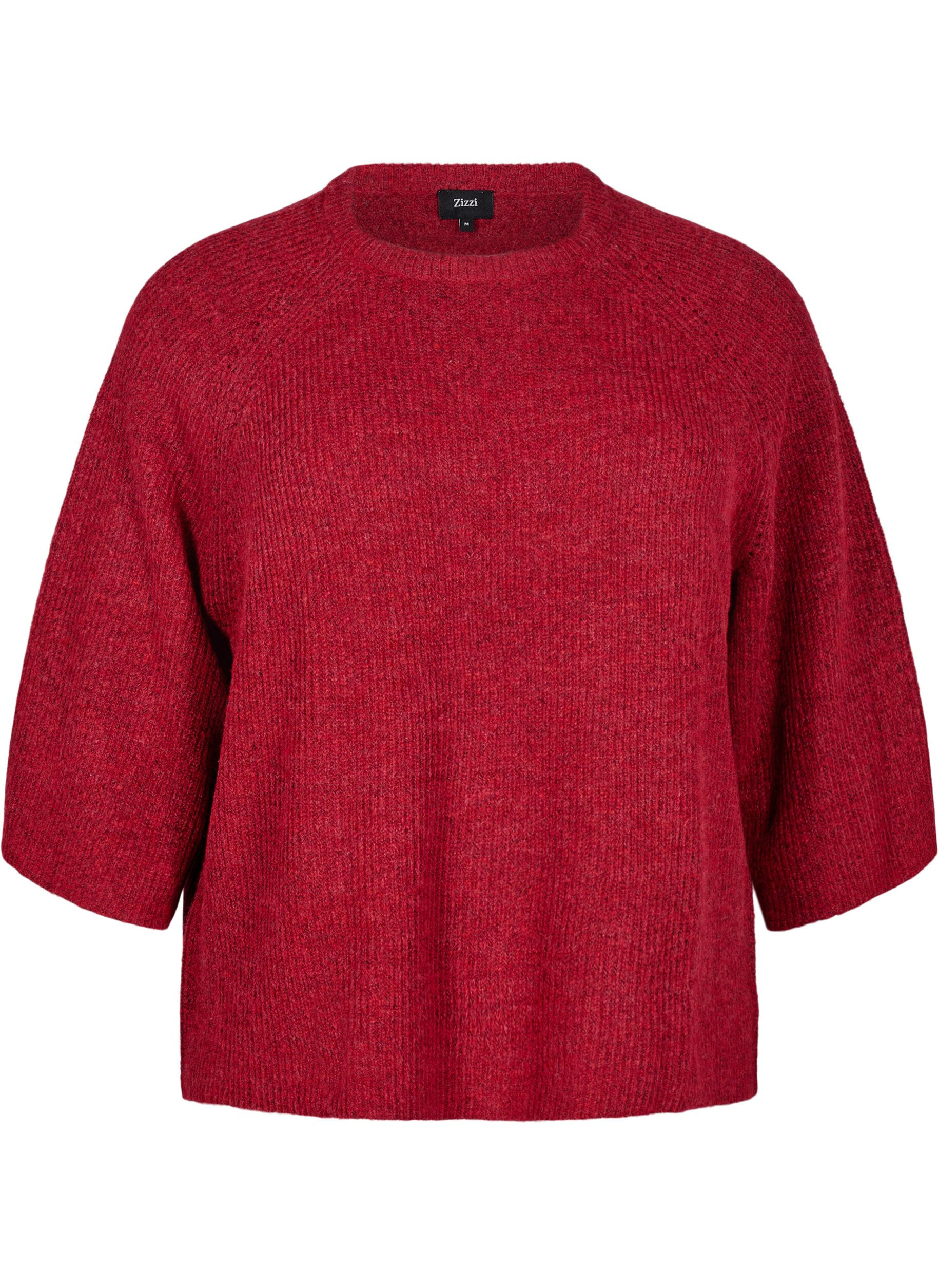 Pull c&ocirc;tel&eacute; &agrave; manches 3/4