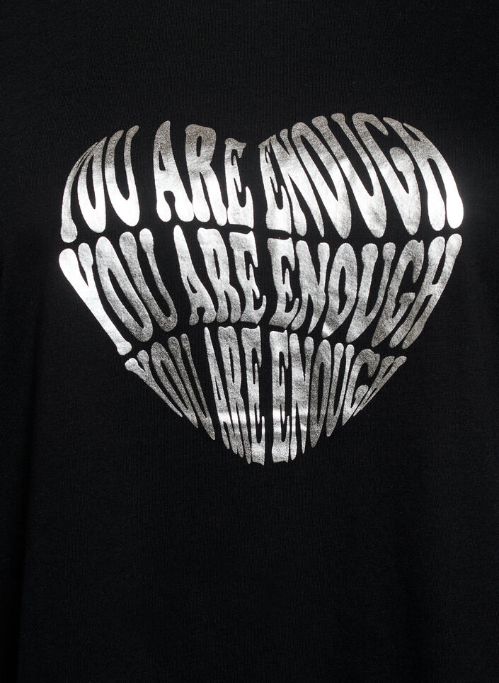 FLASH - T-Shirt mit Print., Schwarz, Packshot image number 2